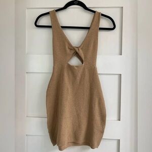 Never worn Tan Free people dress